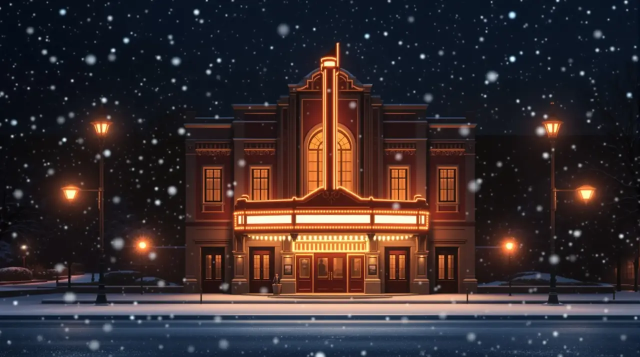 精品美女 冬日雪国院线场景